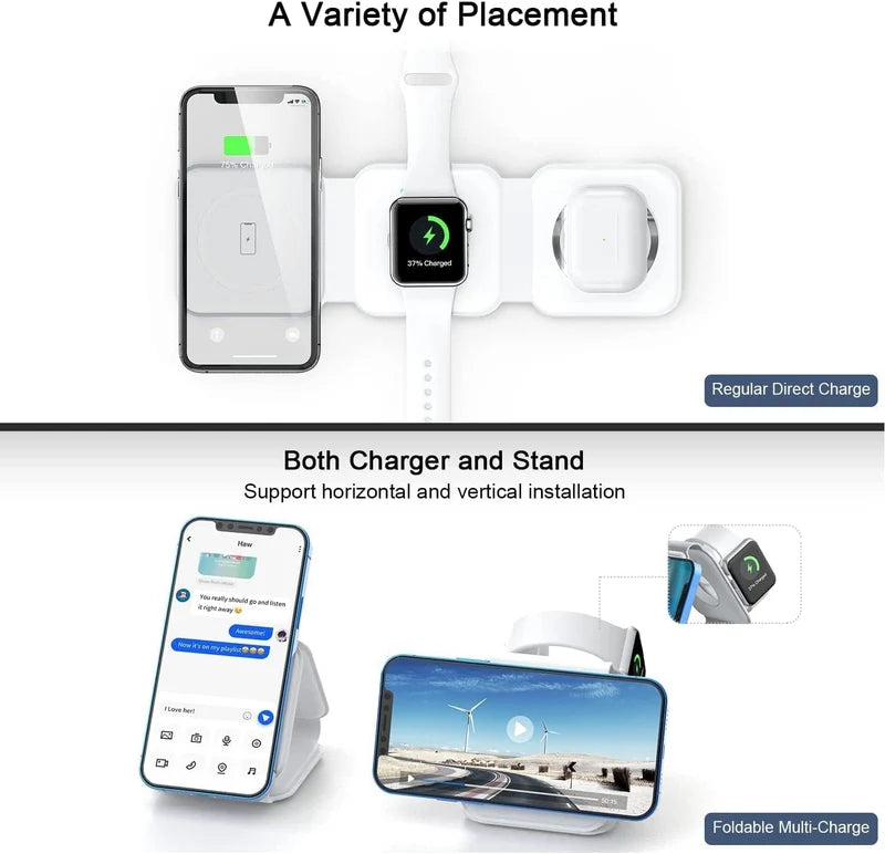 3-in-1 Wireless Charging Station