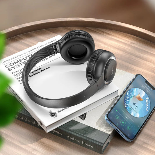 Hoco W41 Charm Bluetooth Headphones – BT 5.3 with TF Card & AUX Support