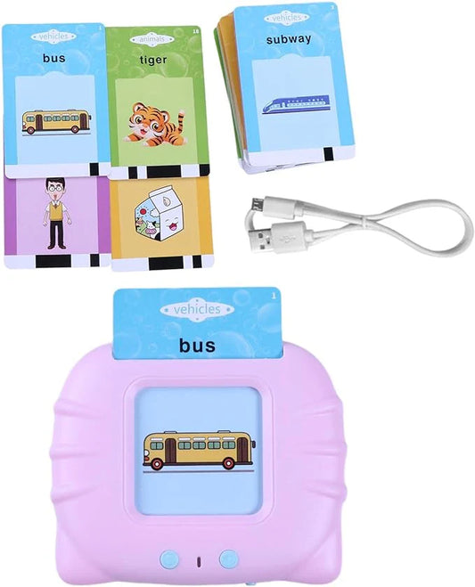 Kids Talking Flash Cards – 112 Educational Word Learning Cards with Sound