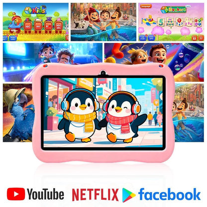 Nodizz Npad712 Kids Tablet – Android Tablet with 6GB RAM, 128GB Storage & Protective Case