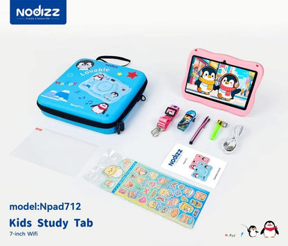 Nodizz Npad712 Kids Tablet – Android Tablet with 6GB RAM, 128GB Storage & Protective Case