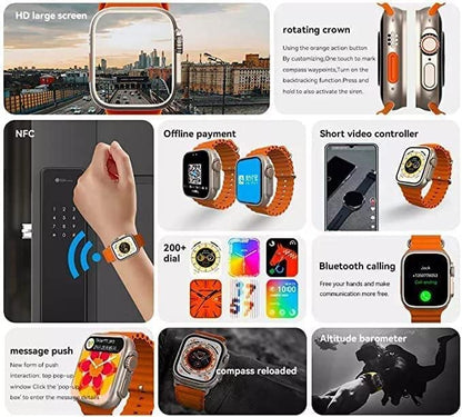 T800 Smartwatch 1.99" – Bluetooth Call Smartwatch with Fitness & Health Tracking