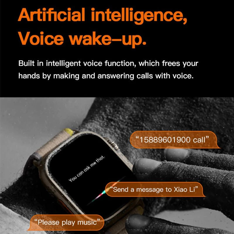 T800 Smartwatch 1.99" – Bluetooth Call Smartwatch with Fitness & Health Tracking